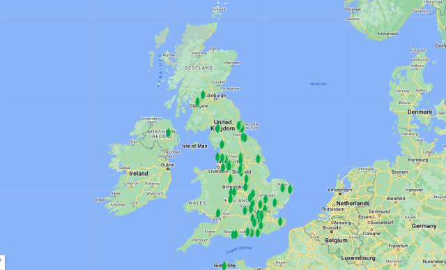 Licence map